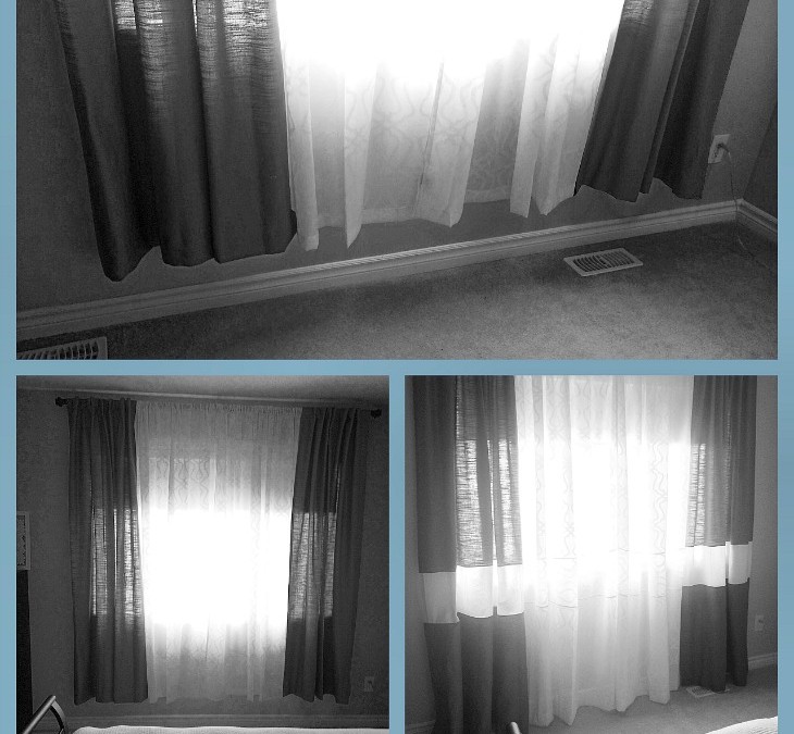 How to MacGyver Store Bought Window Treatments